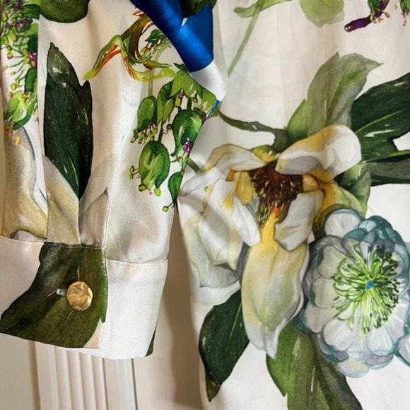 Zara Floral Blouse - Multicolor - Picture 4 of 7